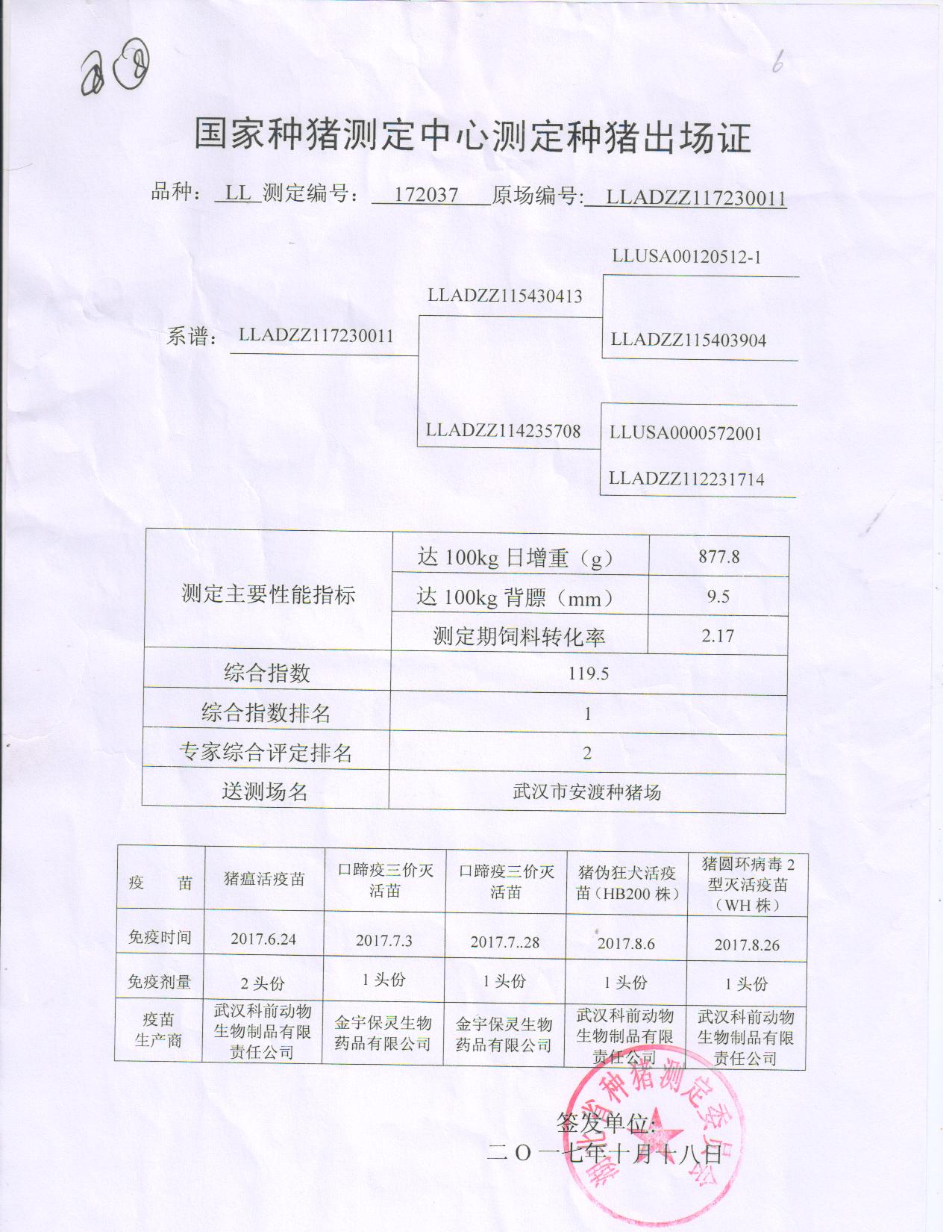 祝賀金農(nóng)谷在第十七屆種豬拍賣會(huì)中成功拍回冠軍種豬